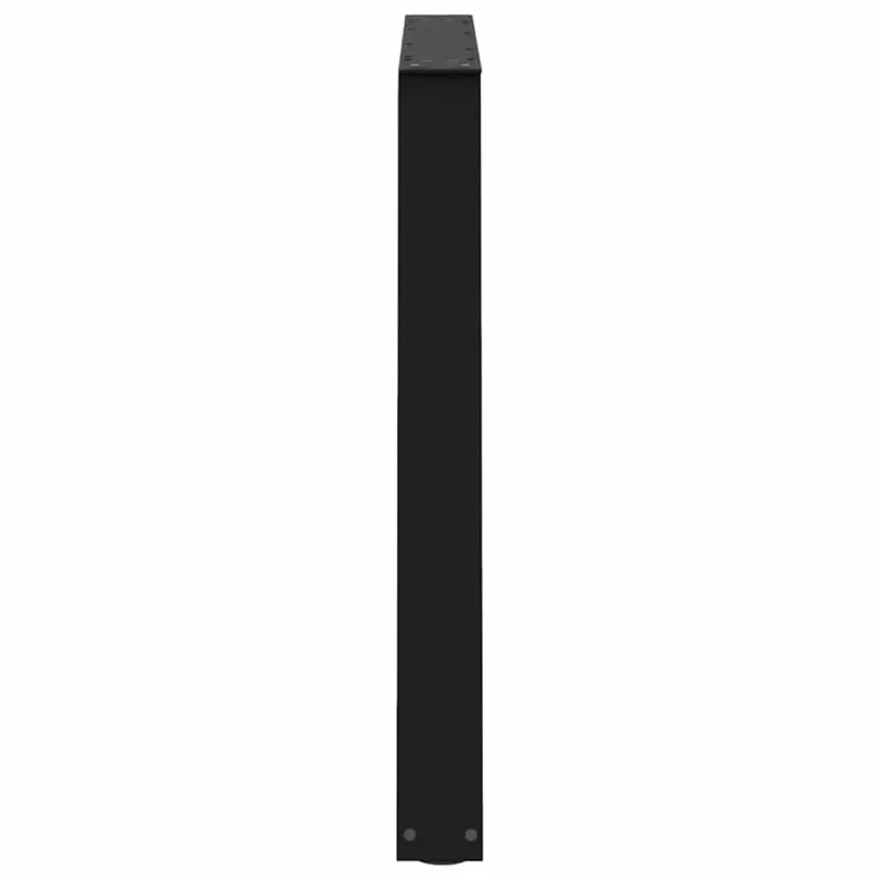 Valgomojo stalo kojos, V formos, 3 vnt., juodos, 100x(72-73,3) cm, plienas