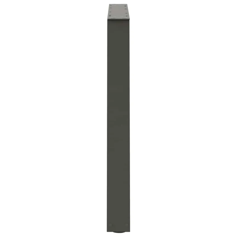 Valgomojo stalo kojos, V formos, 3 vnt., antracito spalvos, 100x(72-73,3) cm, plienas