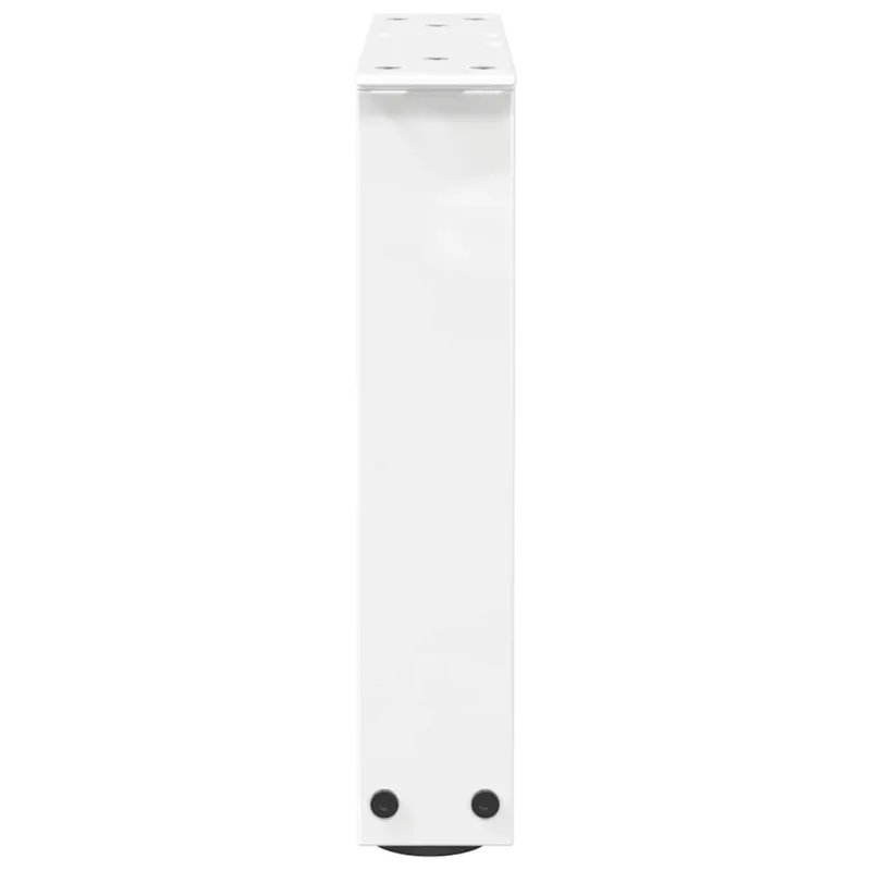 Kavos staliuko kojelės, V formos, 2 vnt., baltos, 30x(30-31,3) cm, plienas