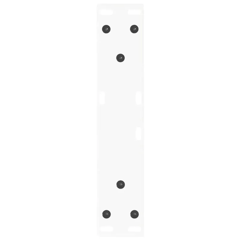 Kavos staliuko kojelės, V formos, 2 vnt., baltos, 30x(30-31,3) cm, plienas