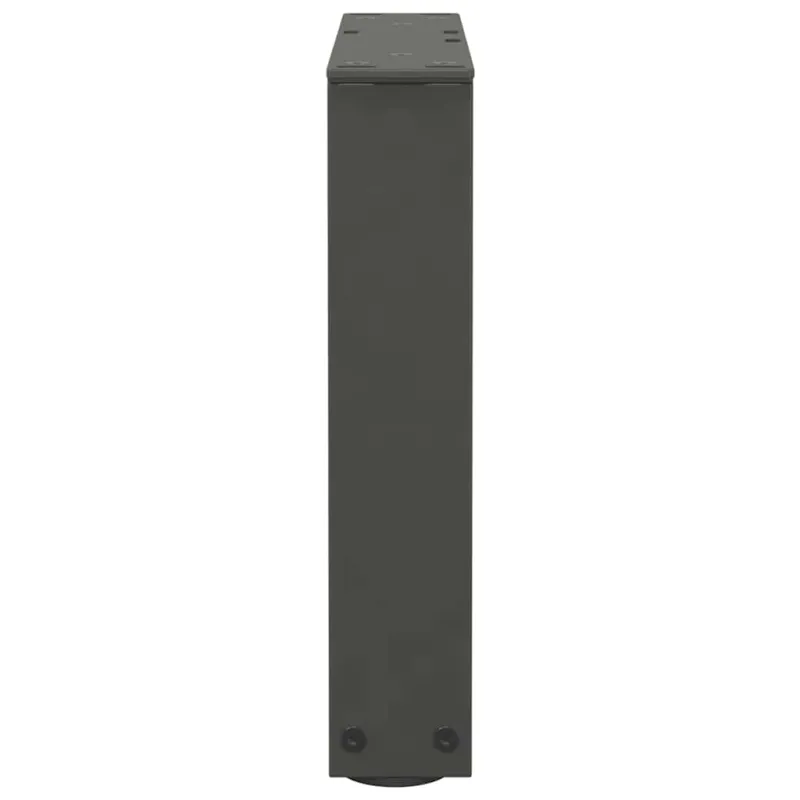 Kavos staliuko kojelės, V formos, 2 vnt., antracito spalvos, 30x(30-31,3) cm, plienas