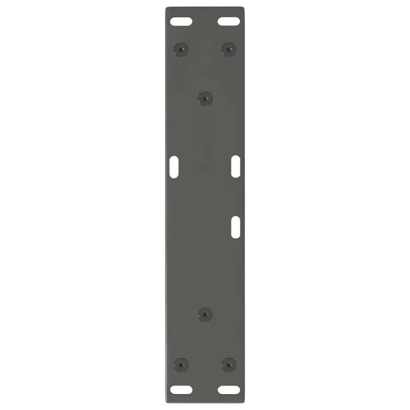 Kavos staliuko kojelės, V formos, 2 vnt., antracito spalvos, 30x(30-31,3) cm, plienas