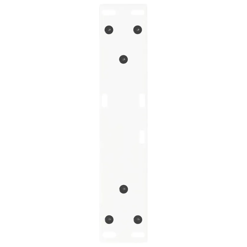 Kavos staliuko kojelės, V formos, 2 vnt., baltos, 40x(30-31,3) cm, plienas
