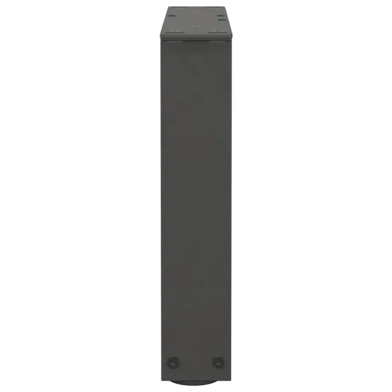 Kavos staliuko kojelės, V formos, 2 vnt., antracito spalvos, 40x(30-31,3) cm, plienas