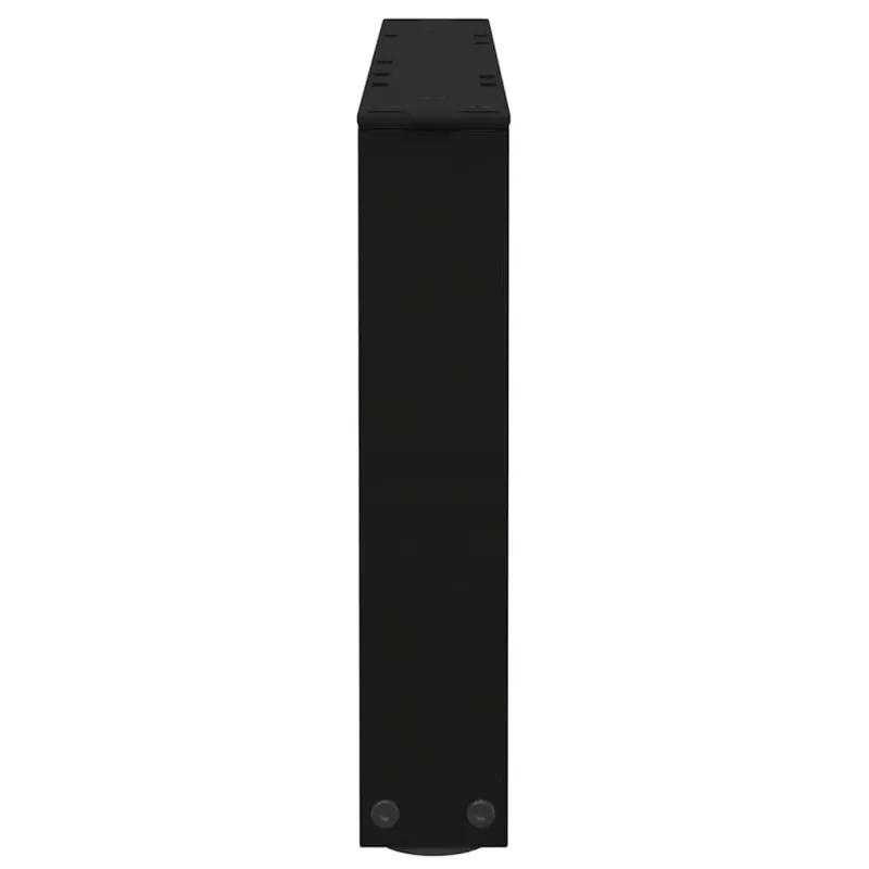 Kavos staliuko kojelės, V formos, 2 vnt., juodos, 50x(30-31,3) cm, plienas