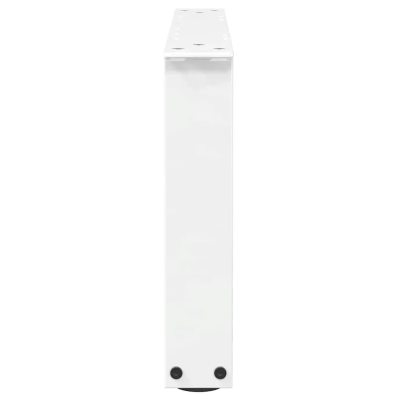 Kavos staliuko kojelės, V formos, 2 vnt., baltos, 50x(30-31,3) cm, plienas