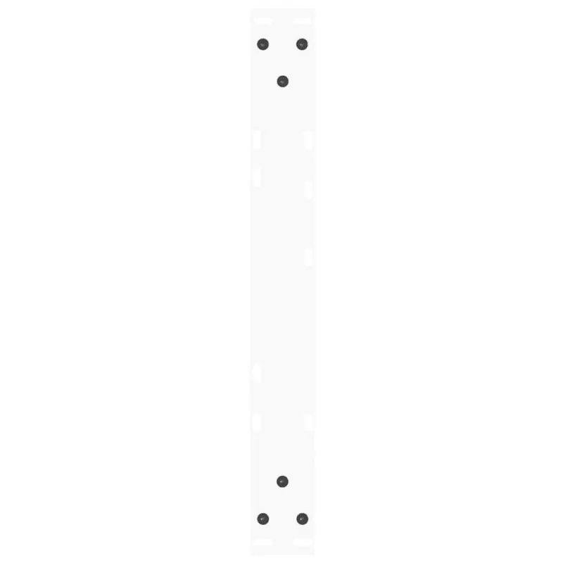 Kavos staliuko kojelės, V formos, 2 vnt., baltos, 50x(30-31,3) cm, plienas