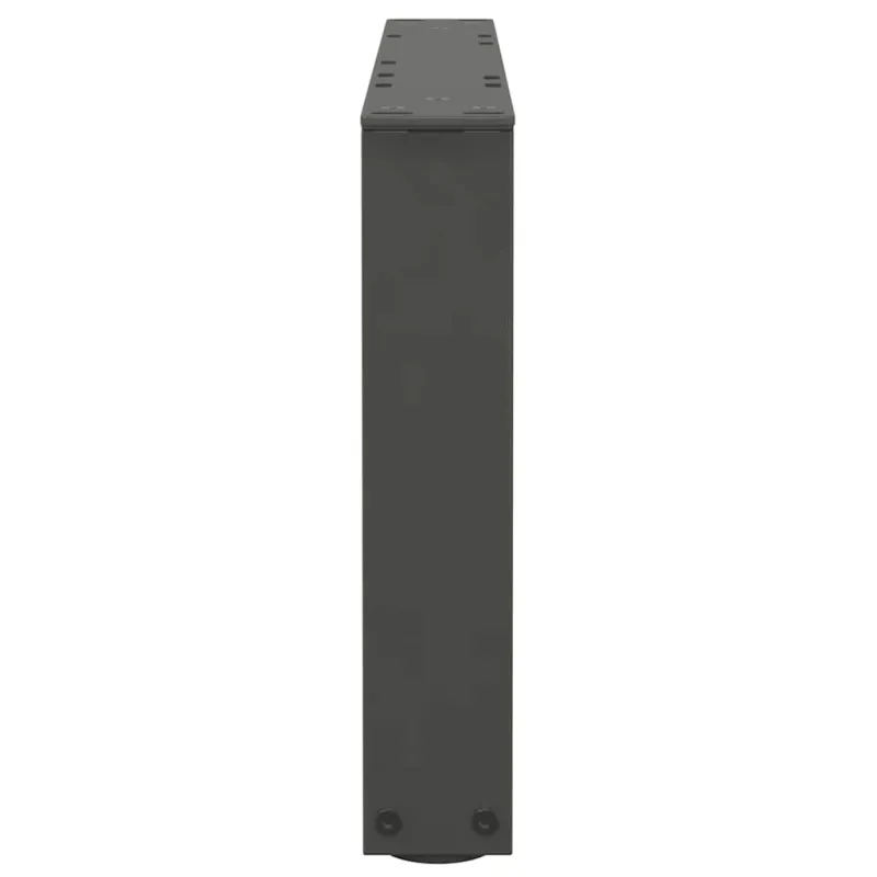 Kavos staliuko kojelės, V formos, 2 vnt., antracito spalvos, 50x(30-31,3) cm, plienas