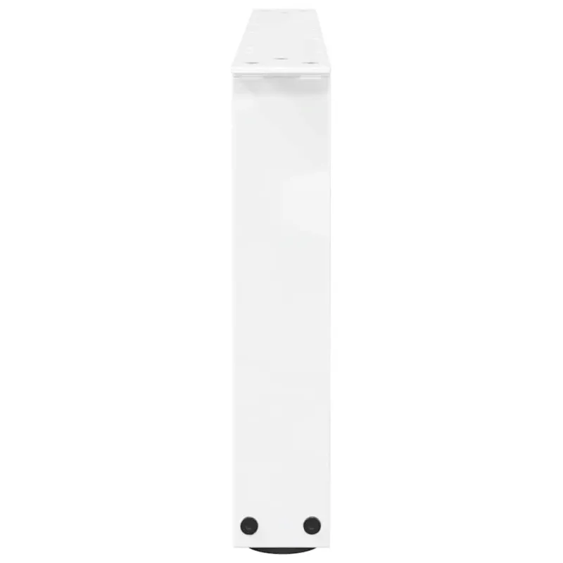 Kavos staliuko kojelės, V formos, 2 vnt., baltos, 70x(30-31,3) cm, plienas