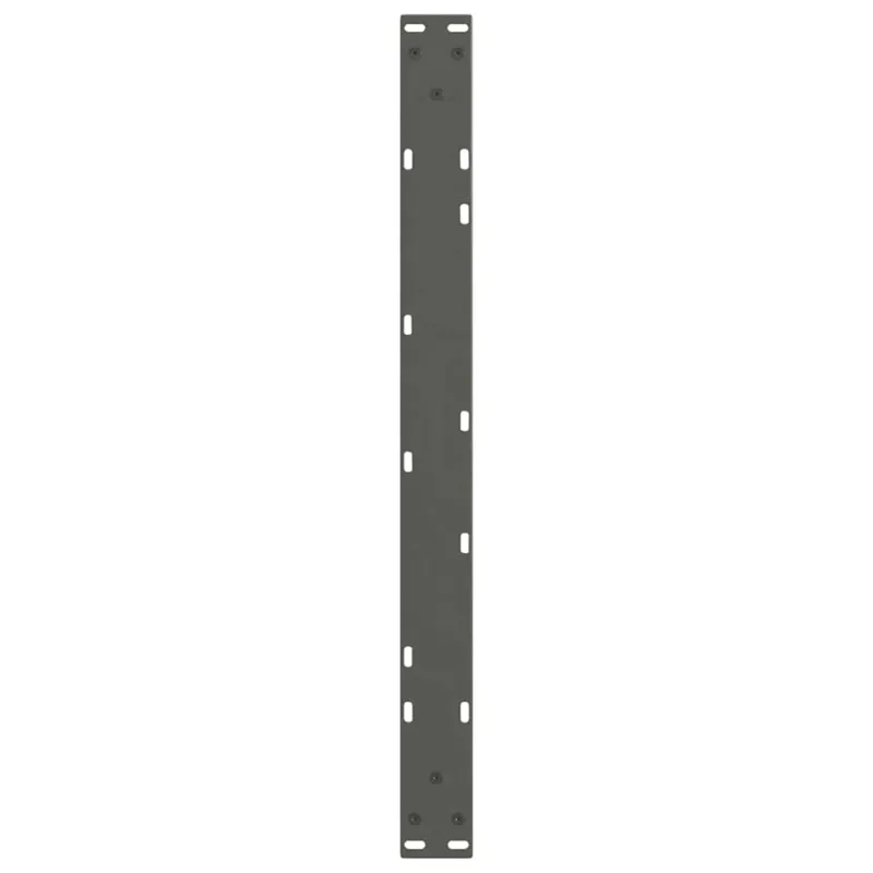 Kavos staliuko kojelės, V formos, 2 vnt., antracito spalvos, 70x(30-31,3) cm, plienas