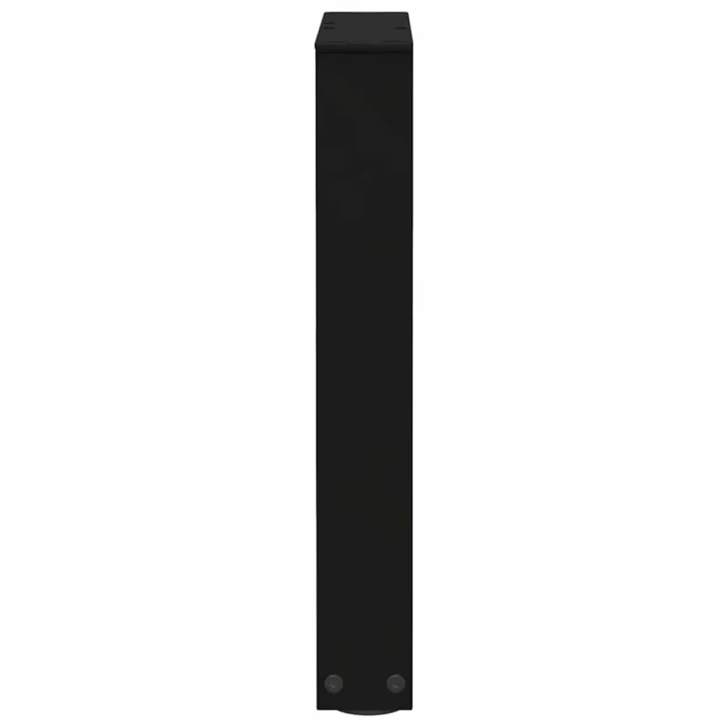 Kavos staliuko kojelės, V formos, 2 vnt., juodos, 28x(42-43,3) cm, plienas