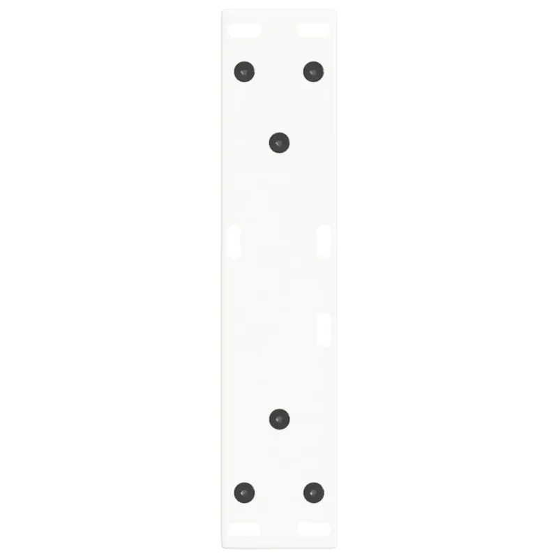 Kavos staliuko kojelės, V formos, 2 vnt., baltos, 28x(42-43,3) cm, plienas