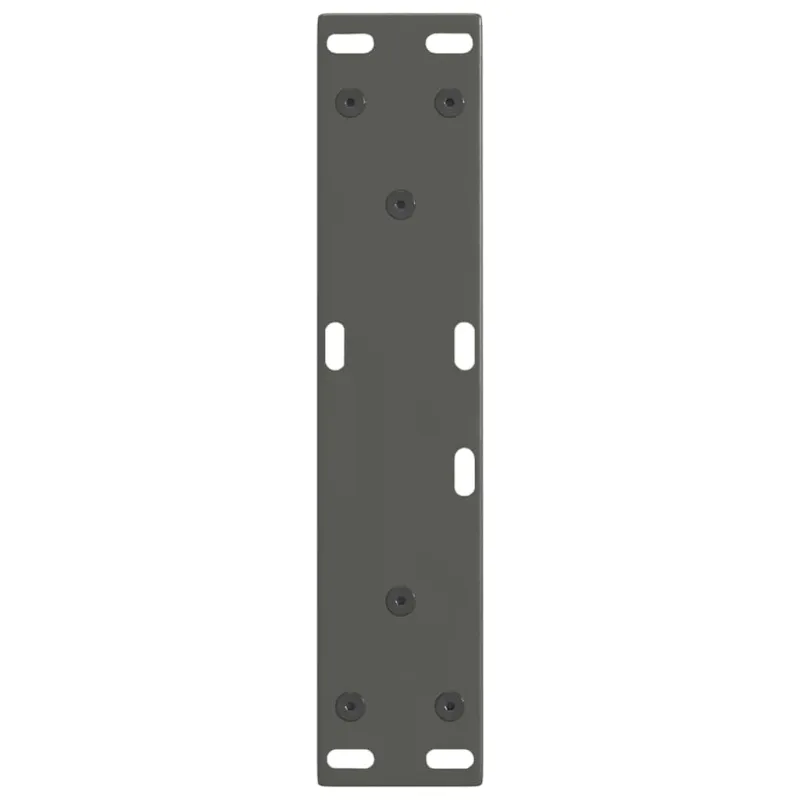 Kavos staliuko kojelės, V formos, 2 vnt., antracito spalvos, 28x(42-43,3) cm, plienas