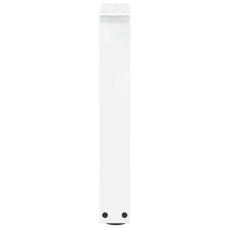 Kavos staliuko kojelės, V formos, 2 vnt., baltos, 38x(42-43,3) cm, plienas