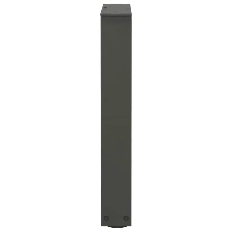 Kavos staliuko kojelės, V formos, 2 vnt., antracito spalvos, 38x(42-43,3) cm, plienas