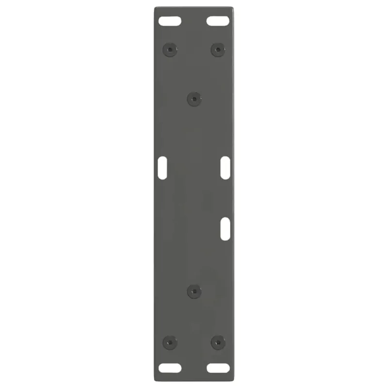 Kavos staliuko kojelės, V formos, 2 vnt., antracito spalvos, 38x(42-43,3) cm, plienas