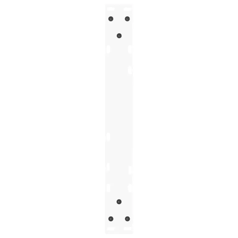 Kavos staliuko kojelės, V formos, 2 vnt., baltos, 50x(42-43,3) cm, plienas