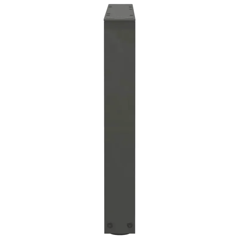 Kavos staliuko kojelės, V formos, 2 vnt., antracito spalvos, 50x(42-43,3) cm, plienas