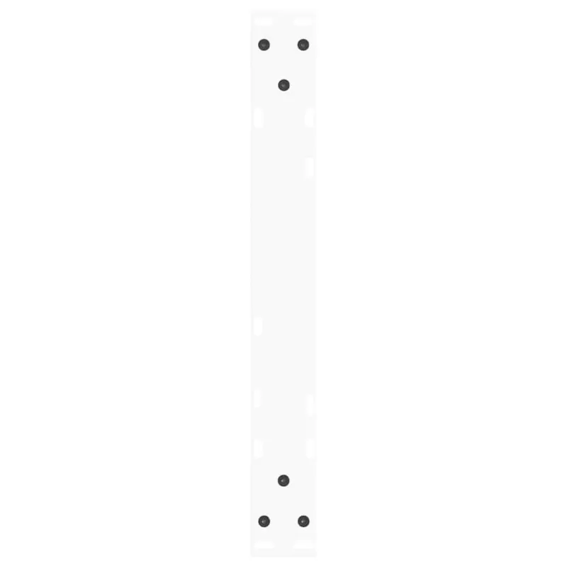Kavos staliuko kojelės, V formos, 2 vnt., baltos, 60x(42-43,3) cm, plienas