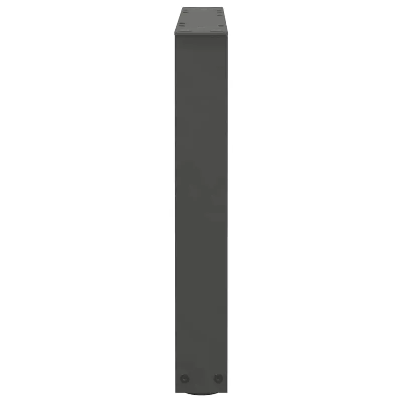 Kavos staliuko kojelės, V formos, 2 vnt., antracito spalvos, 60x(42-43,3) cm, plienas