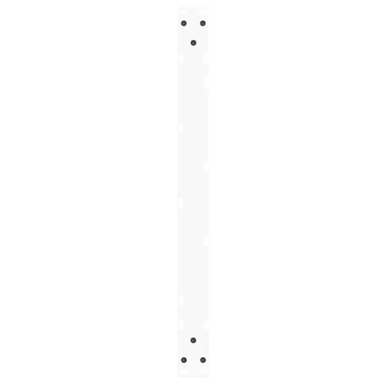 Kavos staliuko kojelės, V formos, 2 vnt., baltos, 70x(42-43,3) cm, plienas
