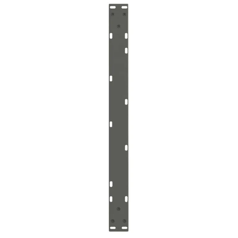 Kavos staliuko kojelės, V formos, 2 vnt., antracito spalvos, 70x(42-43,3) cm, plienas