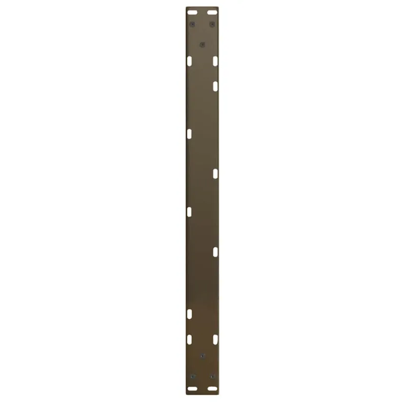 Kavos staliuko kojelės, V formos, 2 vnt., natūralus plienas, 70x(42-43,3) cm, plienas