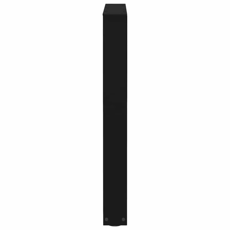 Valgomojo stalo kojelės, V formos, 2 vnt., juodos, 60x(72-73,3) cm, plienas