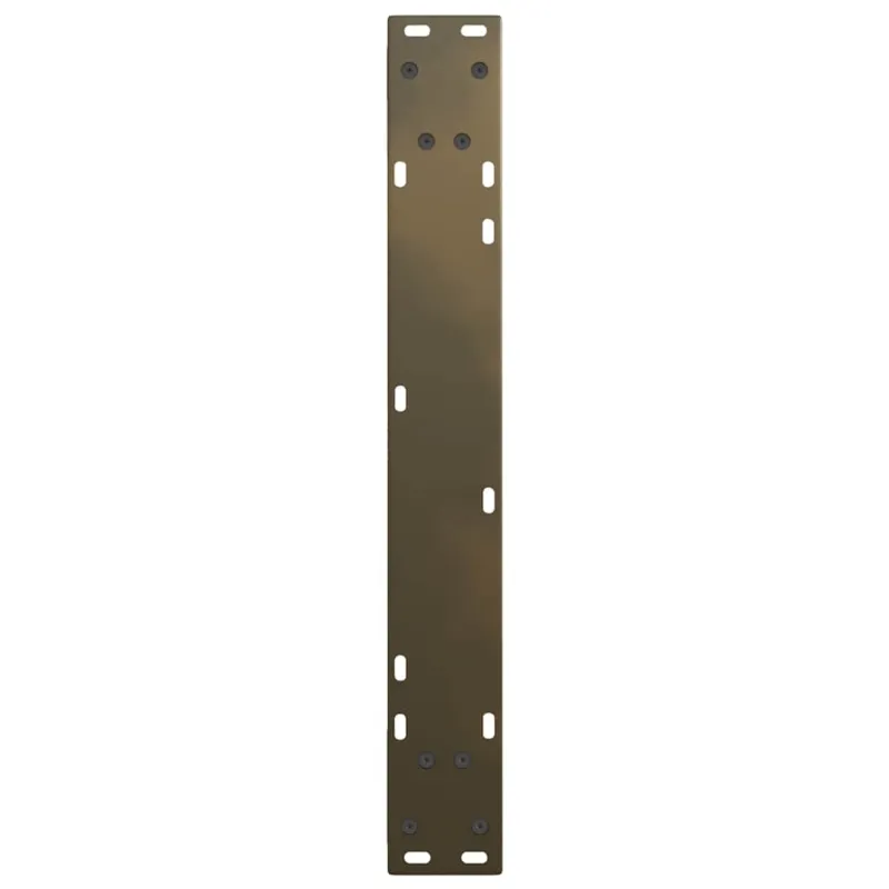 Valgomojo stalo kojelės, V formos, 2 vnt., natūralus plienas, 60x(72-73,3) cm, plienas