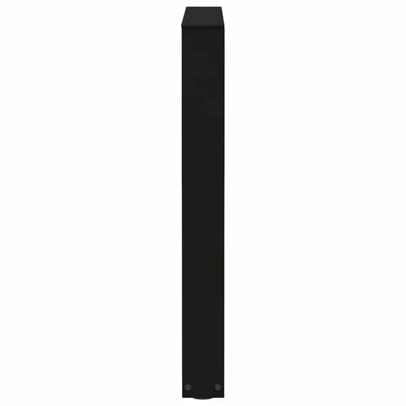 Valgomojo stalo kojelės, V formos, 2 vnt., juodos, 70x(72-73,3) cm, plienas
