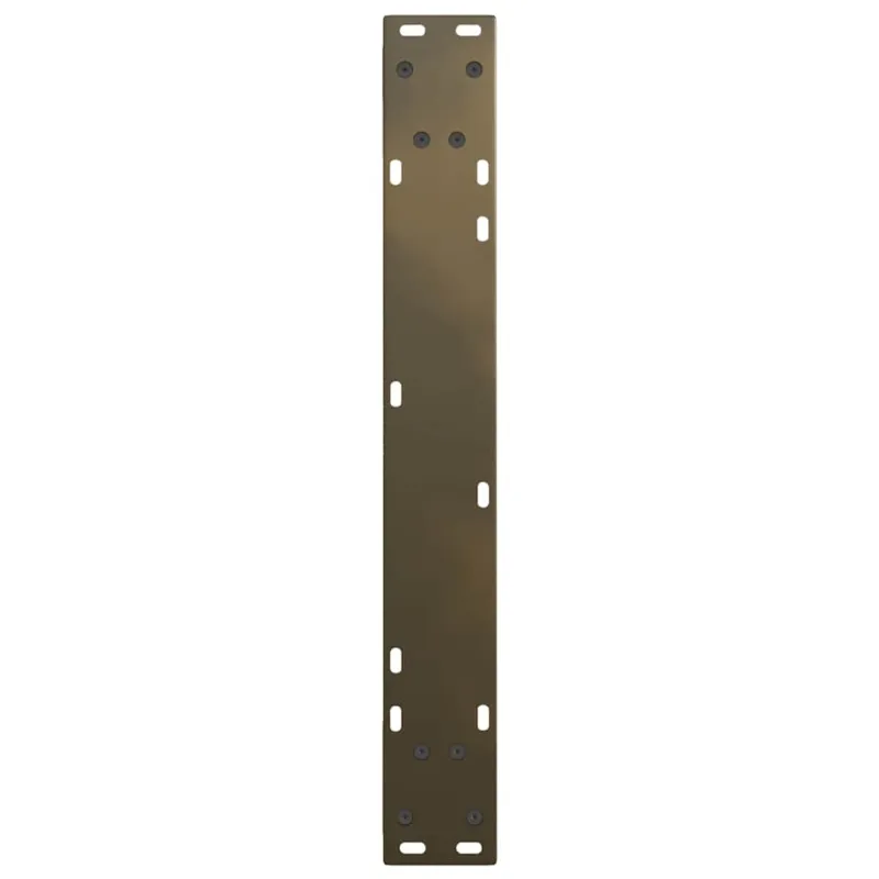 Valgomojo stalo kojelės, V formos, 2 vnt., natūralus plienas, 70x(72-73,3) cm, plienas