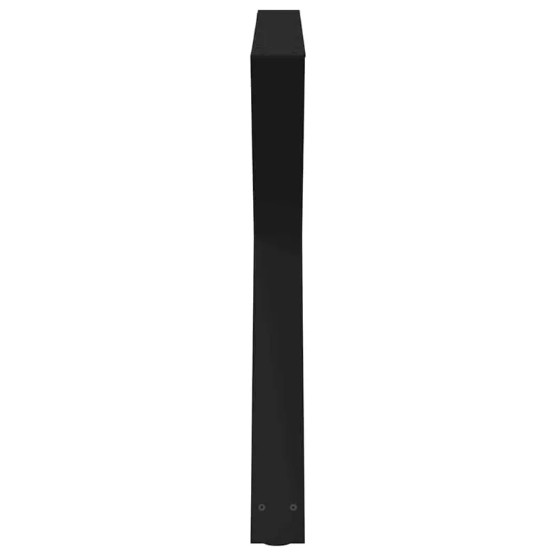 Valgomojo stalo kojos, 2 vnt., juodos, 90x(72-73,3) cm, plienas