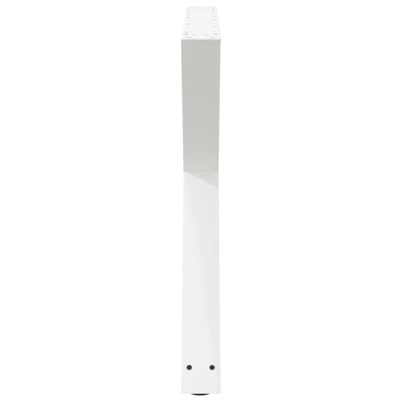 Valgomojo stalo kojos, 2 vnt., baltos, 90x(72-73,3) cm, plienas