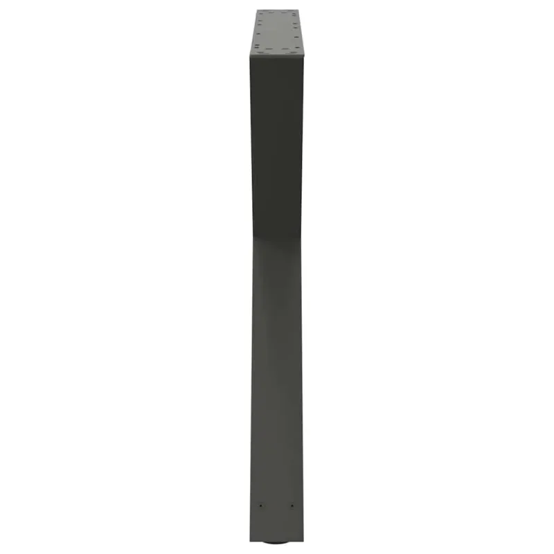 Valgomojo stalo kojos, 2 vnt., antracito spalvos, 90x(72-73,3) cm, plienas