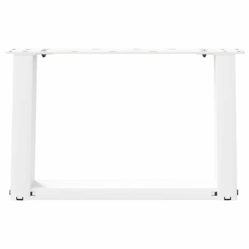 Kavos staliuko kojelės, 2 vnt., baltos, 40x(30-31) cm, plienas, U formos
