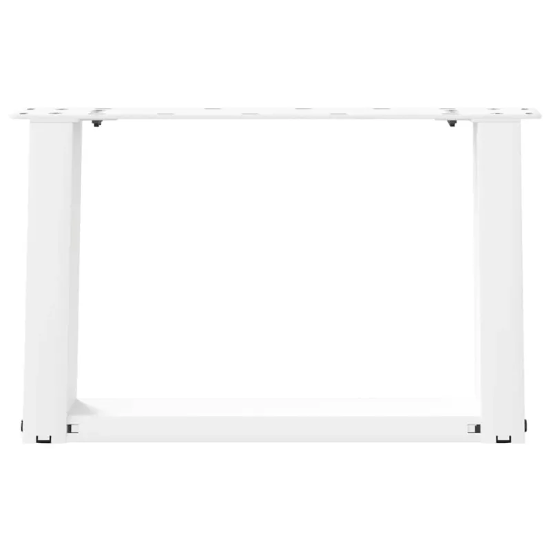 Kavos staliuko kojelės, 2 vnt., baltos, 50x(30-31) cm, plienas, U formos