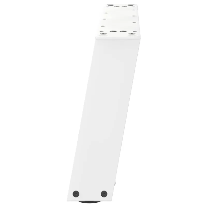 Kavos staliuko kojelės, 2 vnt., baltos, 60x(30-31) cm, plienas, U formos