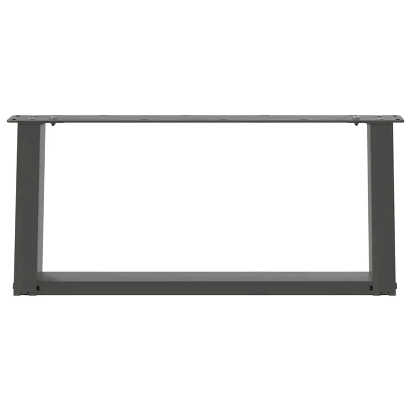 Kavos staliuko kojelės, 2 vnt., antracito spalvos, 60x(30-31) cm, plienas