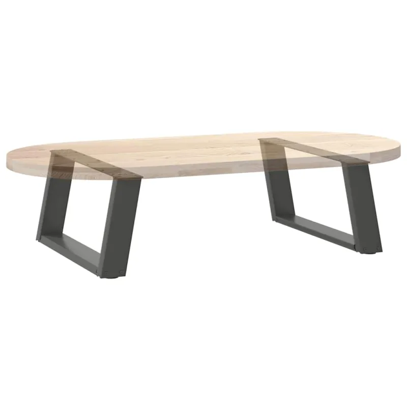 Kavos staliuko kojelės, 2 vnt., antracito spalvos, 60x(30-31) cm, plienas
