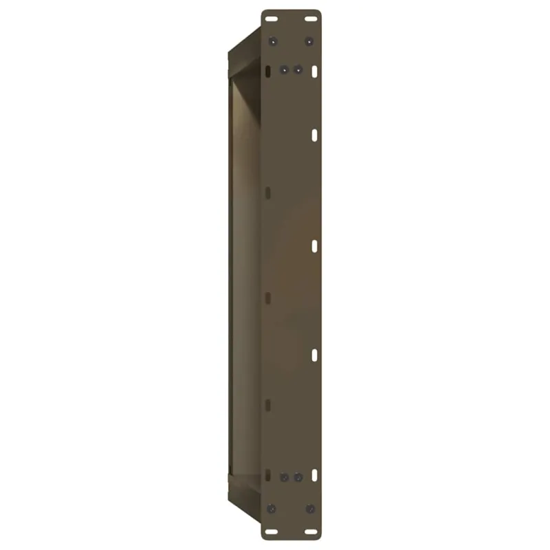 Kavos staliuko kojelės, U formos, 2 vnt., natūralus plienas, 60x(30-31) cm, plienas
