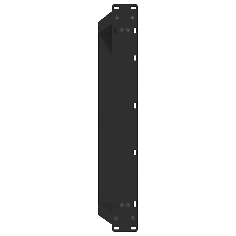 Kavos staliuko kojelės, 2 vnt., juodos, 70x(30-31) cm, plienas, U formos