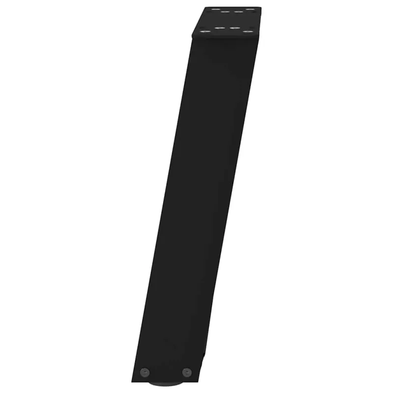 Kavos staliuko kojelės, 2 vnt., juodos, 28x(42-43) cm, plienas, U formos
