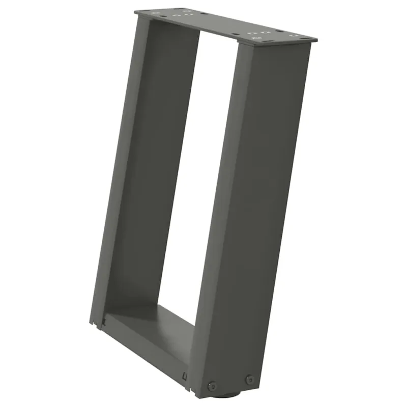 Kavos staliuko kojelės, 2 vnt., antracito spalvos, 28x(42-43) cm, plienas