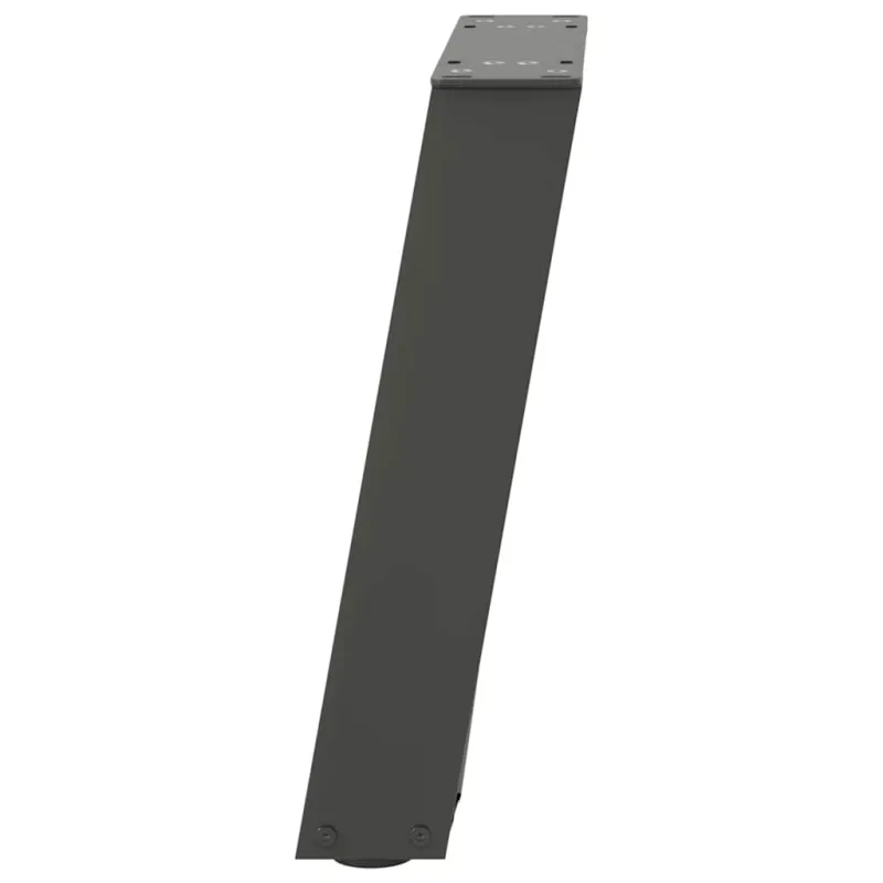 Kavos staliuko kojelės, 2 vnt., antracito spalvos, 28x(42-43) cm, plienas