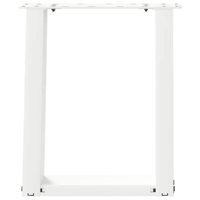 Kavos staliuko kojelės, 2 vnt., baltos, 38x(42-43) cm, plienas, U formos