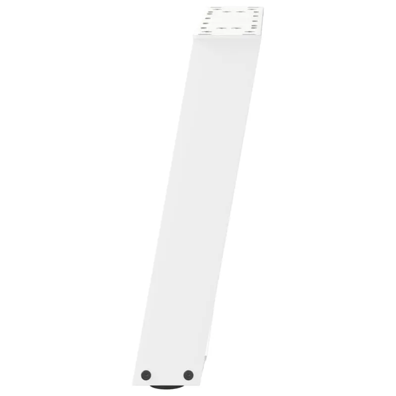 Kavos staliuko kojelės, 2 vnt., baltos, 38x(42-43) cm, plienas, U formos