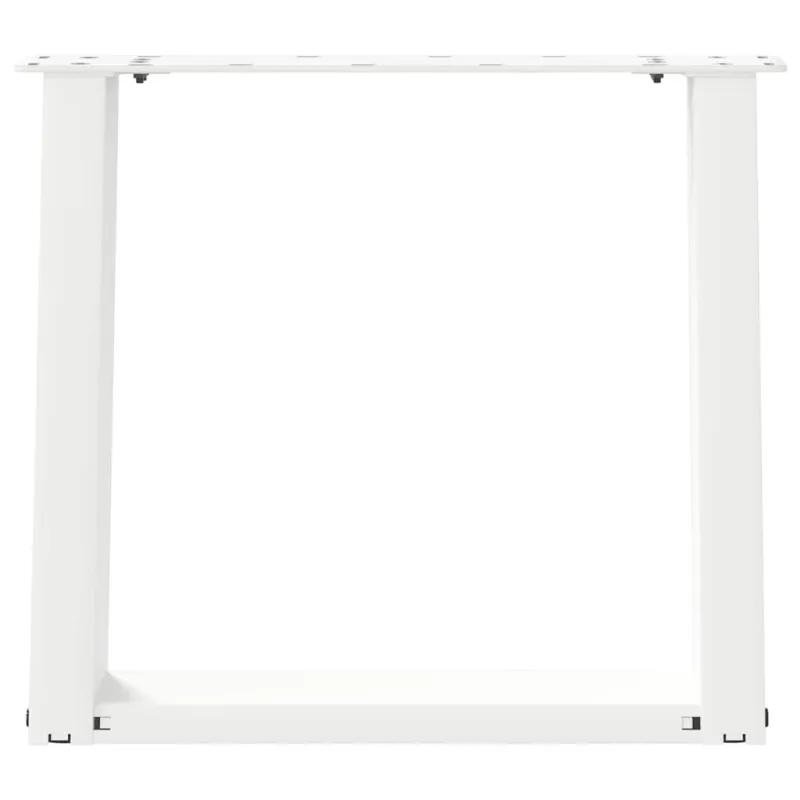 Kavos staliuko kojelės, 2 vnt., baltos, 50x(42-43) cm, plienas, U formos