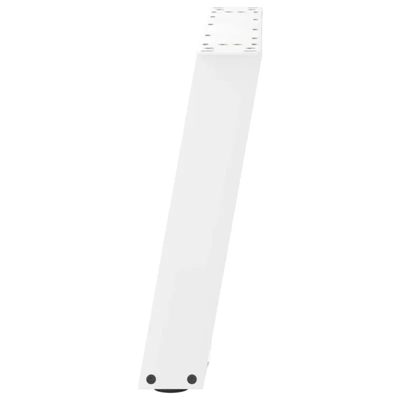 Kavos staliuko kojelės, 2 vnt., baltos, 50x(42-43) cm, plienas, U formos