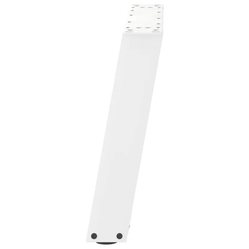 Kavos staliuko kojelės, 2 vnt., baltos, 60x(42-43) cm, plienas, U formos
