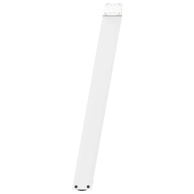 Konsolinio stalo kojelės, U formos, 2 vnt., baltos, 28x(72-73) cm, plienas